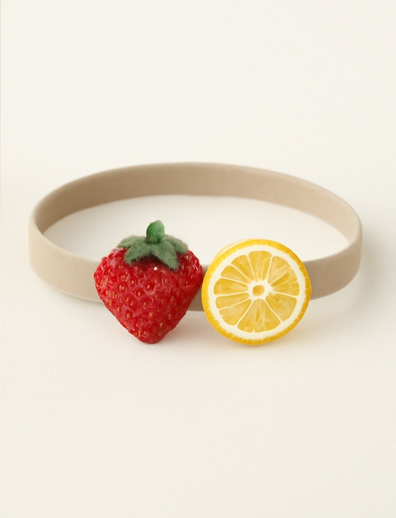 Strawberry Lemon Baby Headband